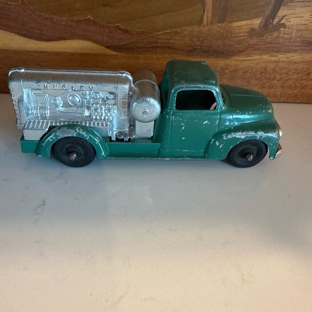 Hubley Kiddie Toy 452 Generator Truck VTG 1950's Diecast 6½” Rare Green Original